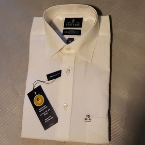 Mens Stafford Easy Care Long Sleeve Dress Shirt